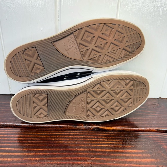 Converse Chuck Taylor All Star Lift Platform Ox Sneakers – Black – Women’s 8 - Picture 9 of 9